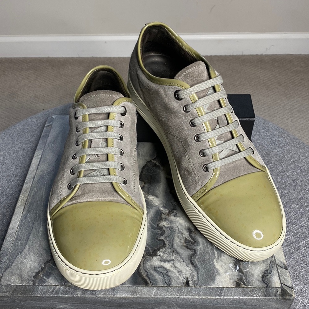 Lanvin Grey Mens Sneakers size 9 (runs large)